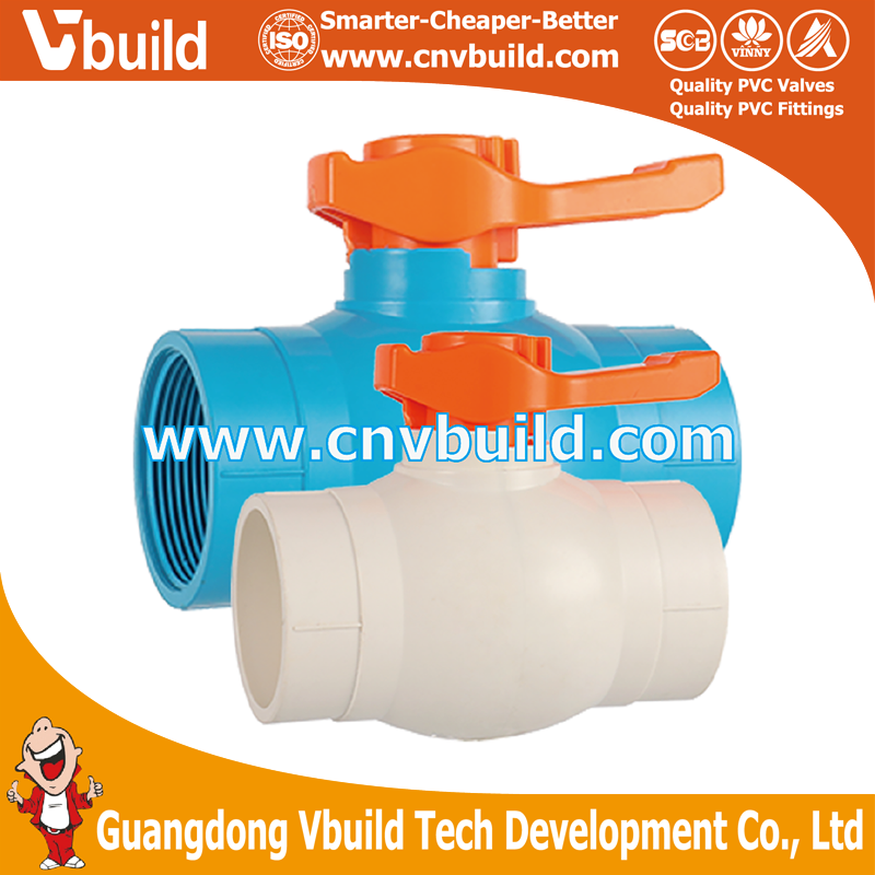 PVC Conical Ball Valve With Sqaure Handle