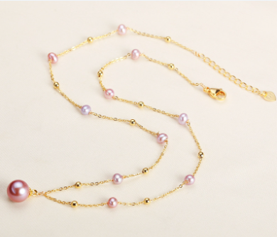 Fresh Water Edison Gypsophila Necklace