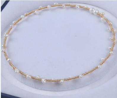 High Quality Freshwater Pearl Choker Necklaces Adjustable Collar Neck Choker for Women