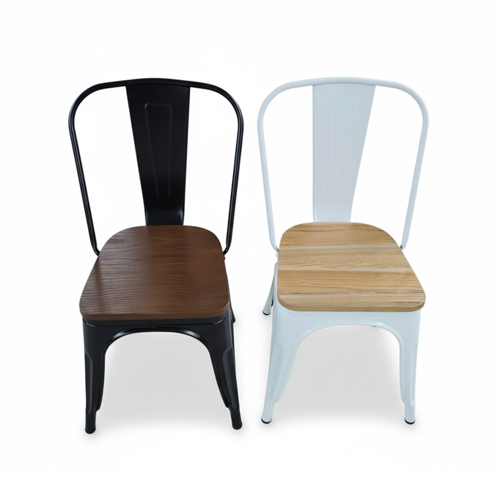 Living Room Restaurant Mid Back Metal Chairs Cafe Restaurant Chair