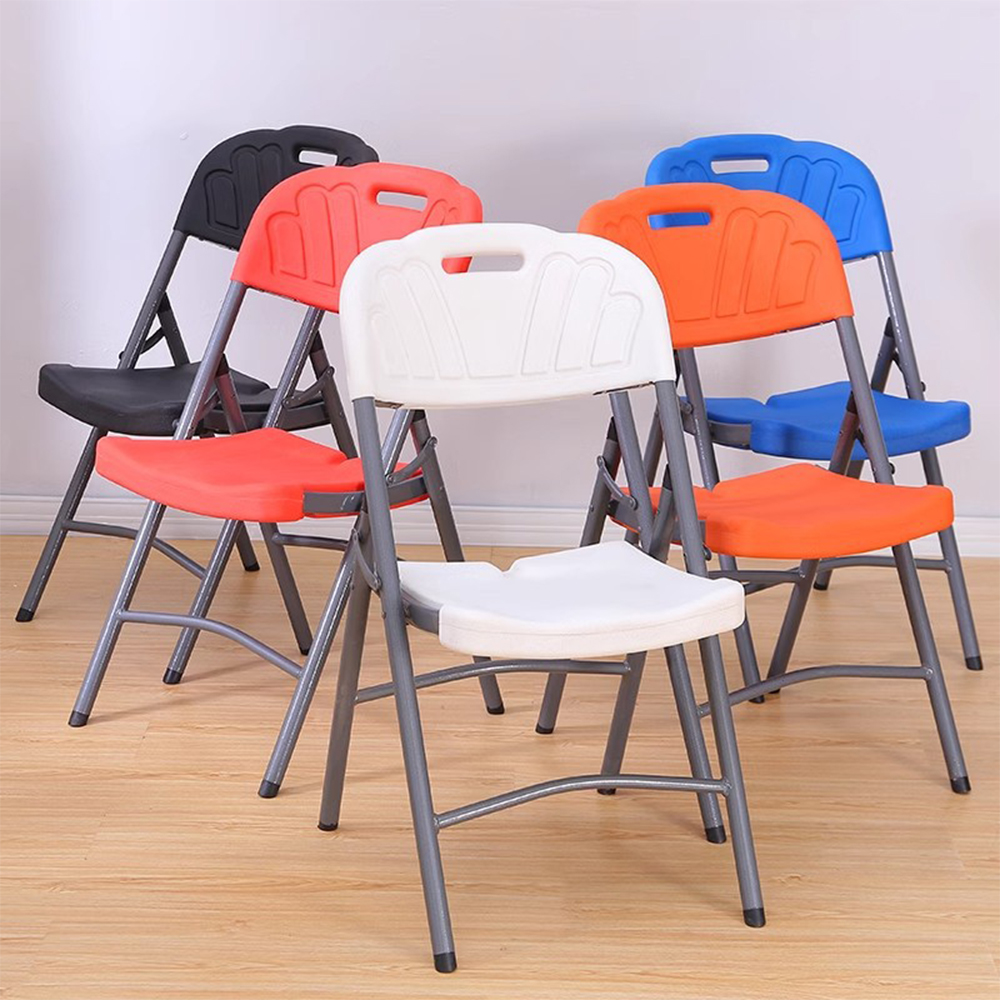 Top Quality Foldable White Plastic Resin Garden Chair Portable Folding Chairs for Wedding Home
