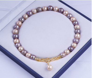 13-15mm Big Size Edison Pearl Necklace Natural Freshwater Pearl Choker Necklace