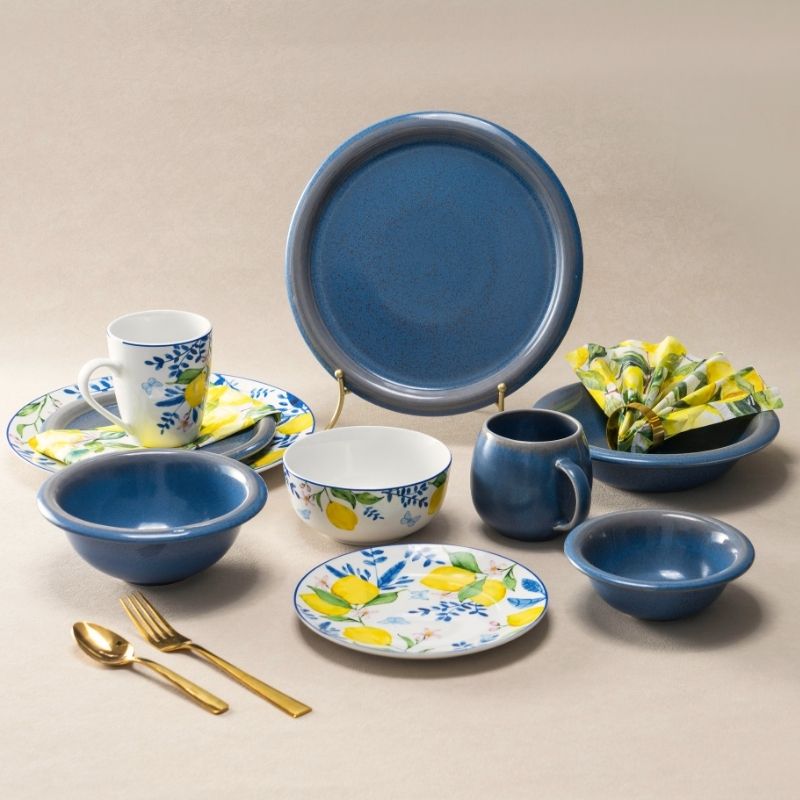 16pcs Lemon Dinnerware Set