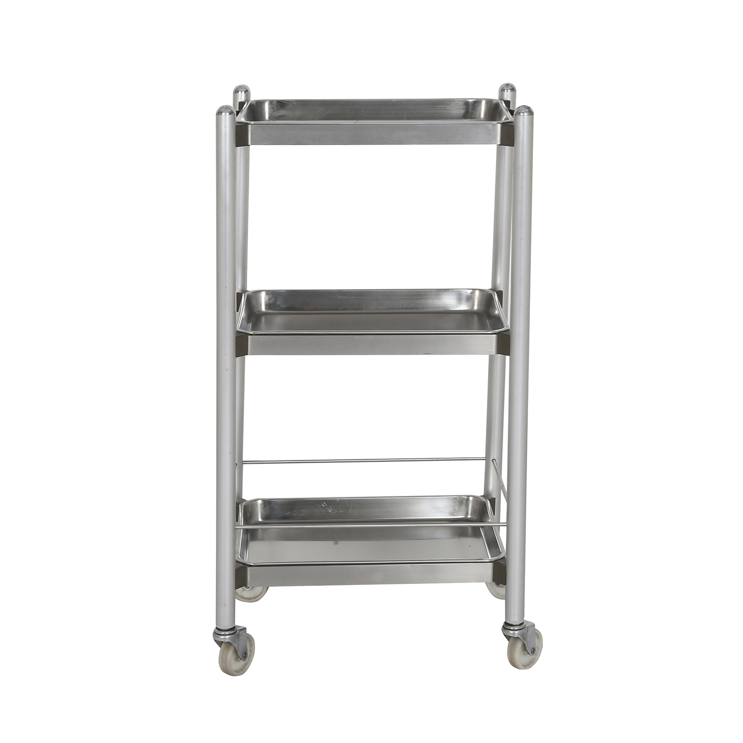 Factory Sales High Quality Stainless Steel Trolley, Cart with tray