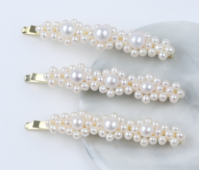 Unique Female Freshwater Pearl Hairpin Ladies' Hair Clip