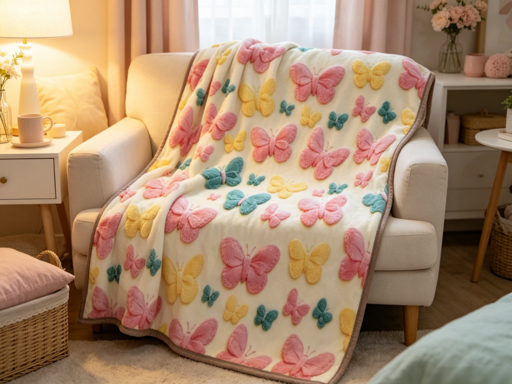 Printed Raschel Blanket