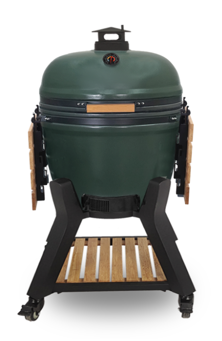 SEB 26Inch Green Kamado Ceramic Charcoal Bbq Smoker Keramik Grill for Outside Kitchen