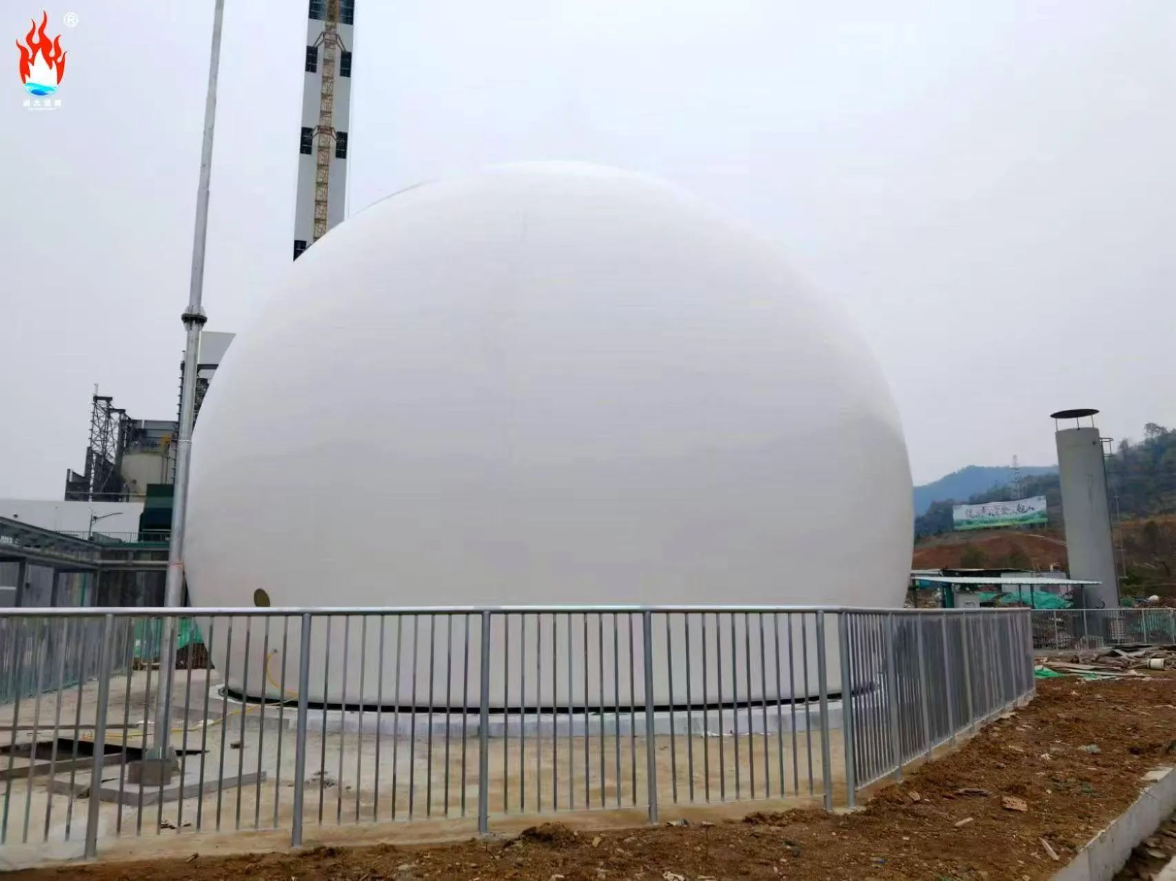 Binghuo New Energy biogas storage Biogas double membrane gas holder Animal husbandry