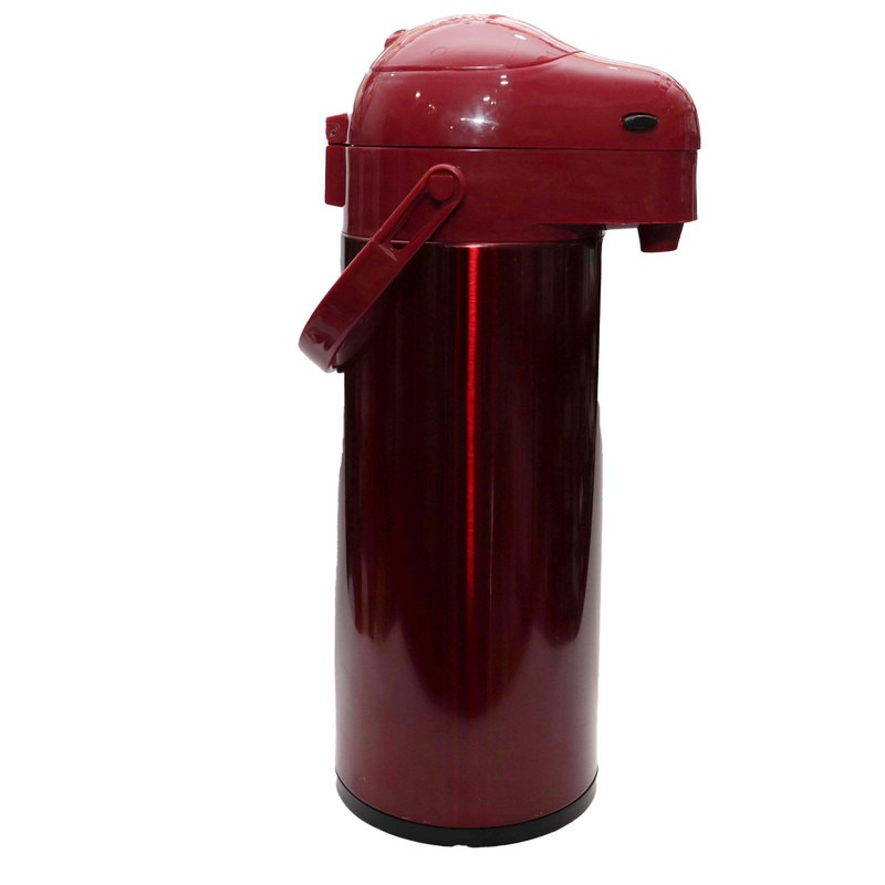 Stainless Steel Airpot Vacuum Flask 3L Hot Water Coffee Dispenser with Pump