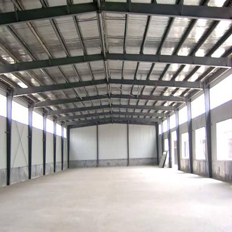 Portal Steel Structure Workshop & Warehouse Building Prefabricated Warehouse Structure / Metal Shed