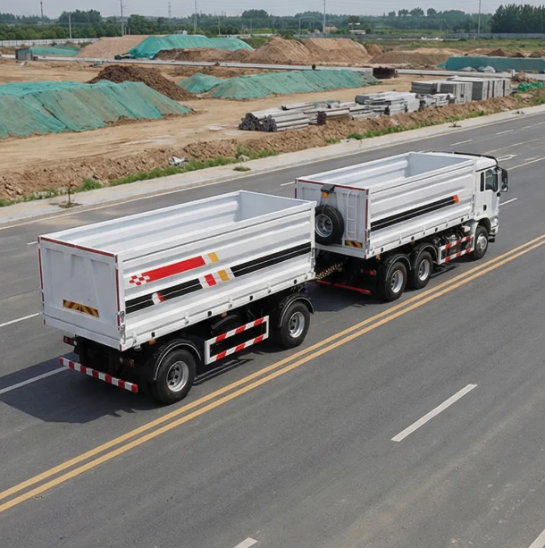 Side tipper trailer