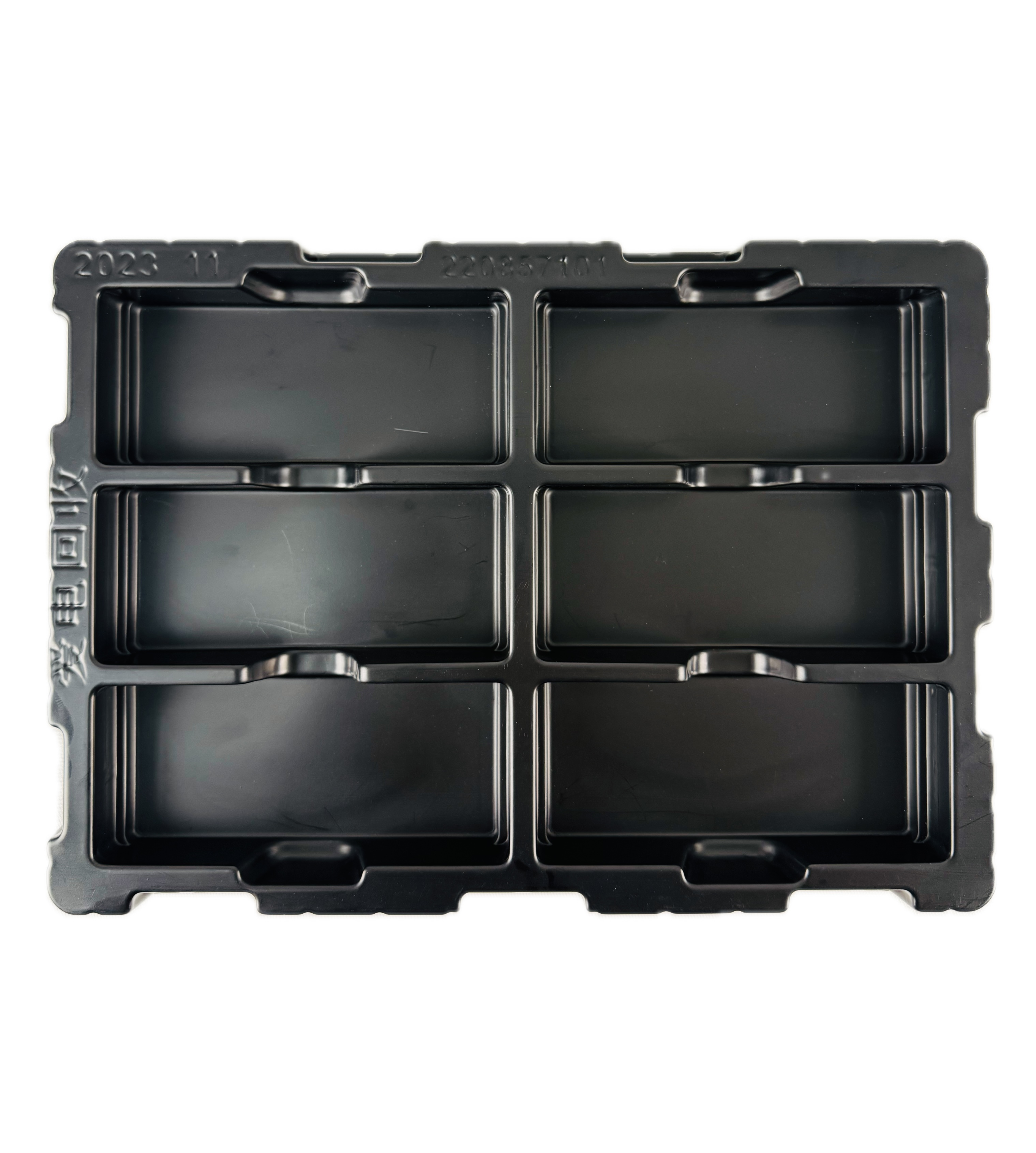 ESD turnover box for loading batteries