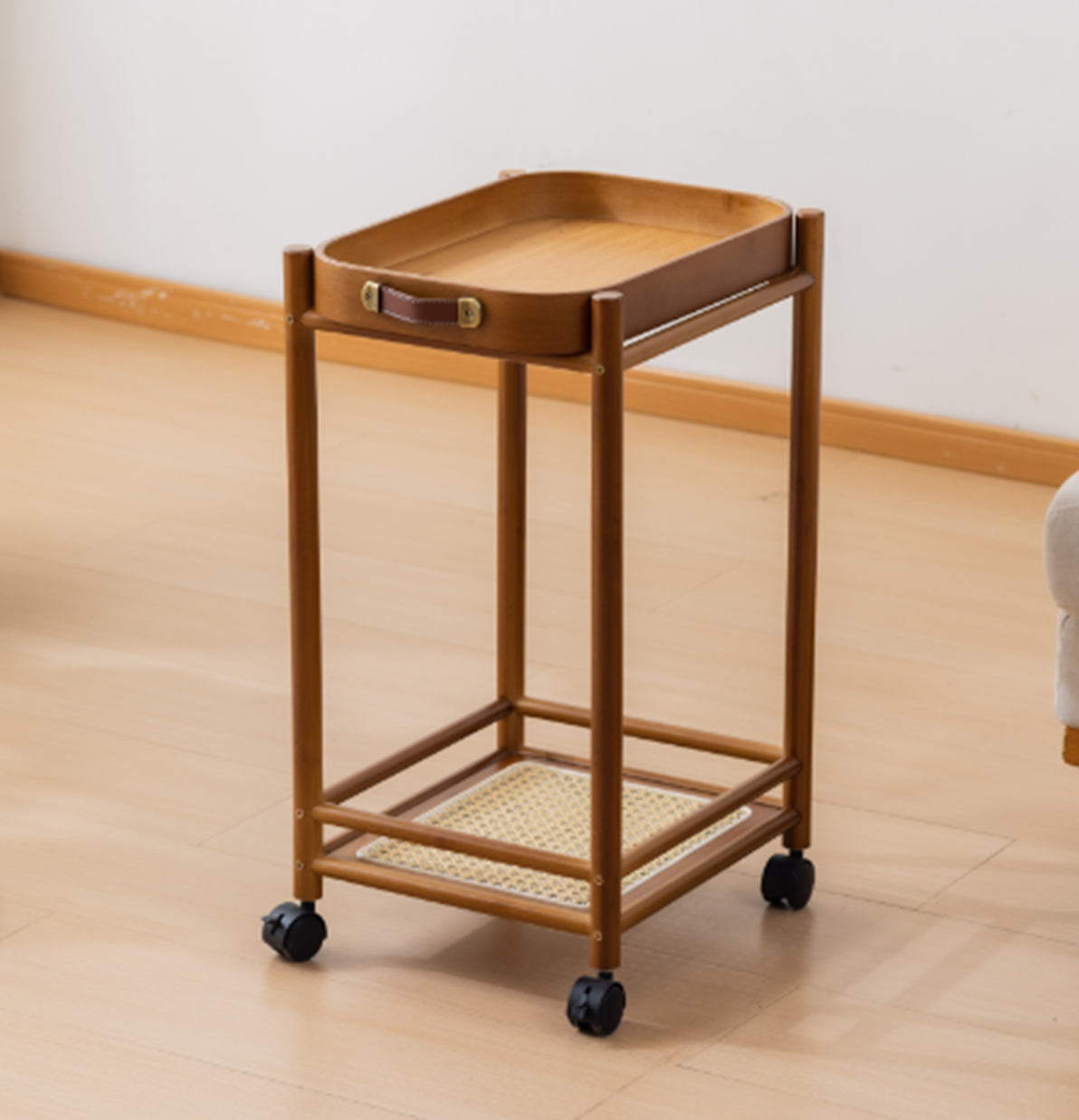 bamboo trolley cart