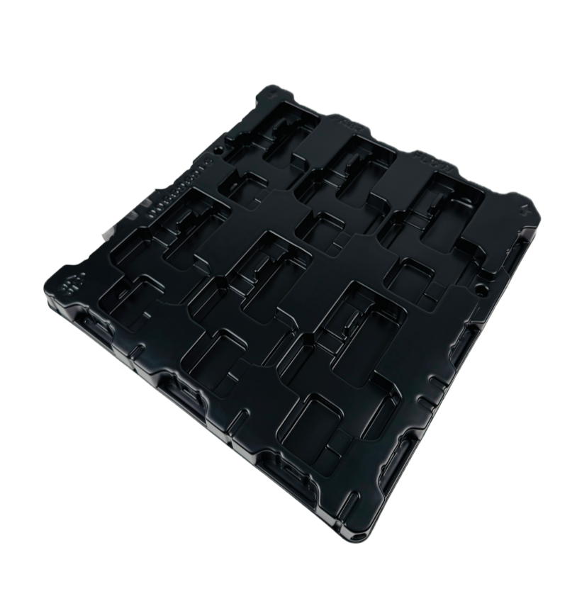 ESD material box for turnover of robotic arms