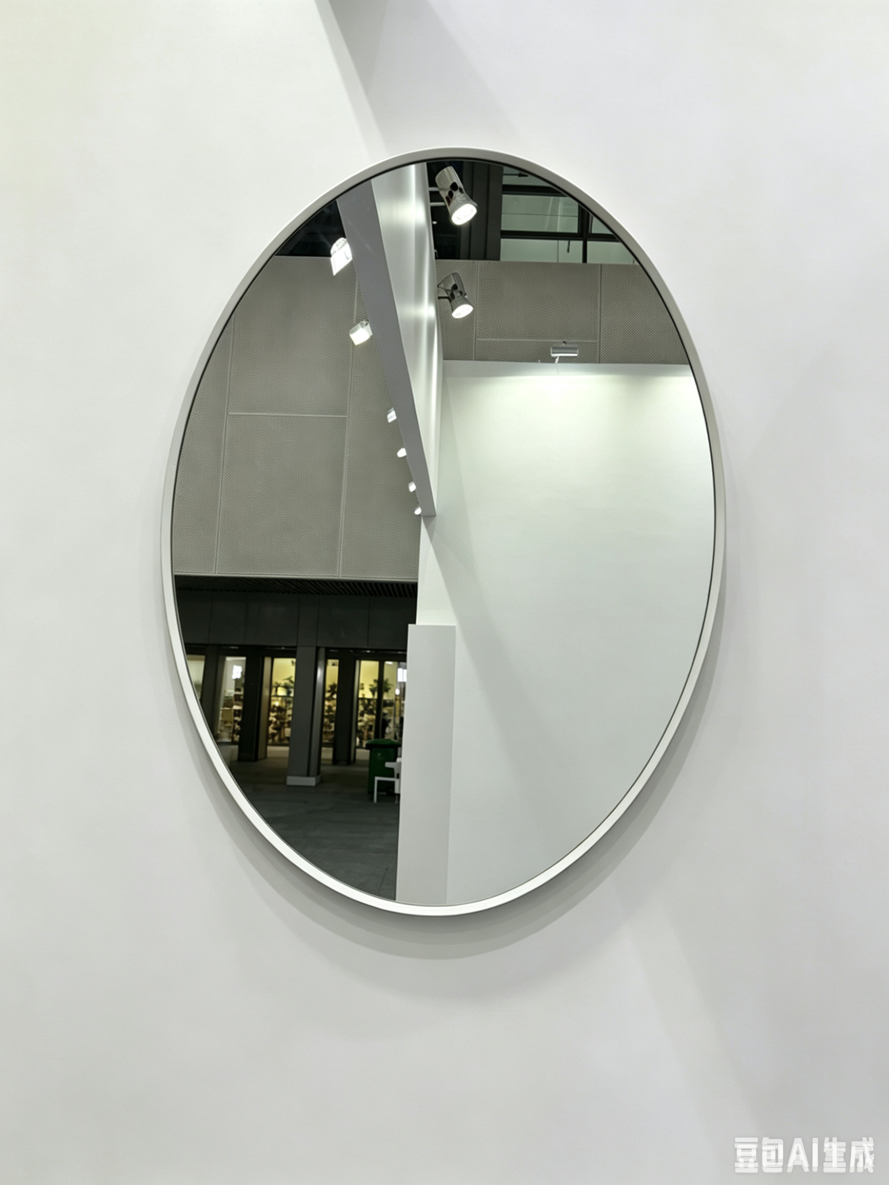 Aluminium framed mirror