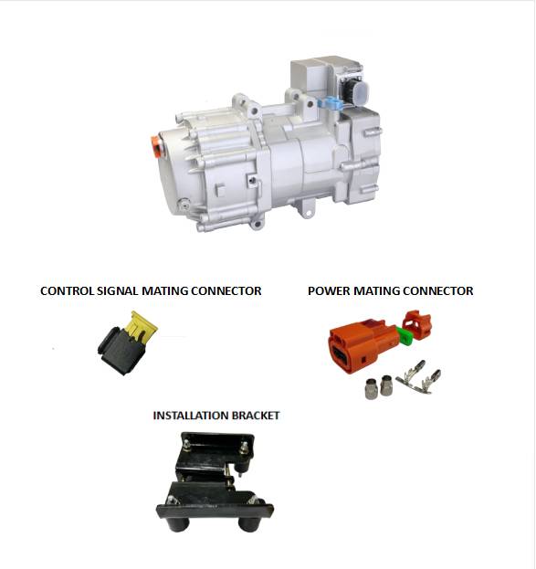 Posung 66cc 350v electric vehicle air conditioning compressor R134a/R1234yf DC scroll compressor