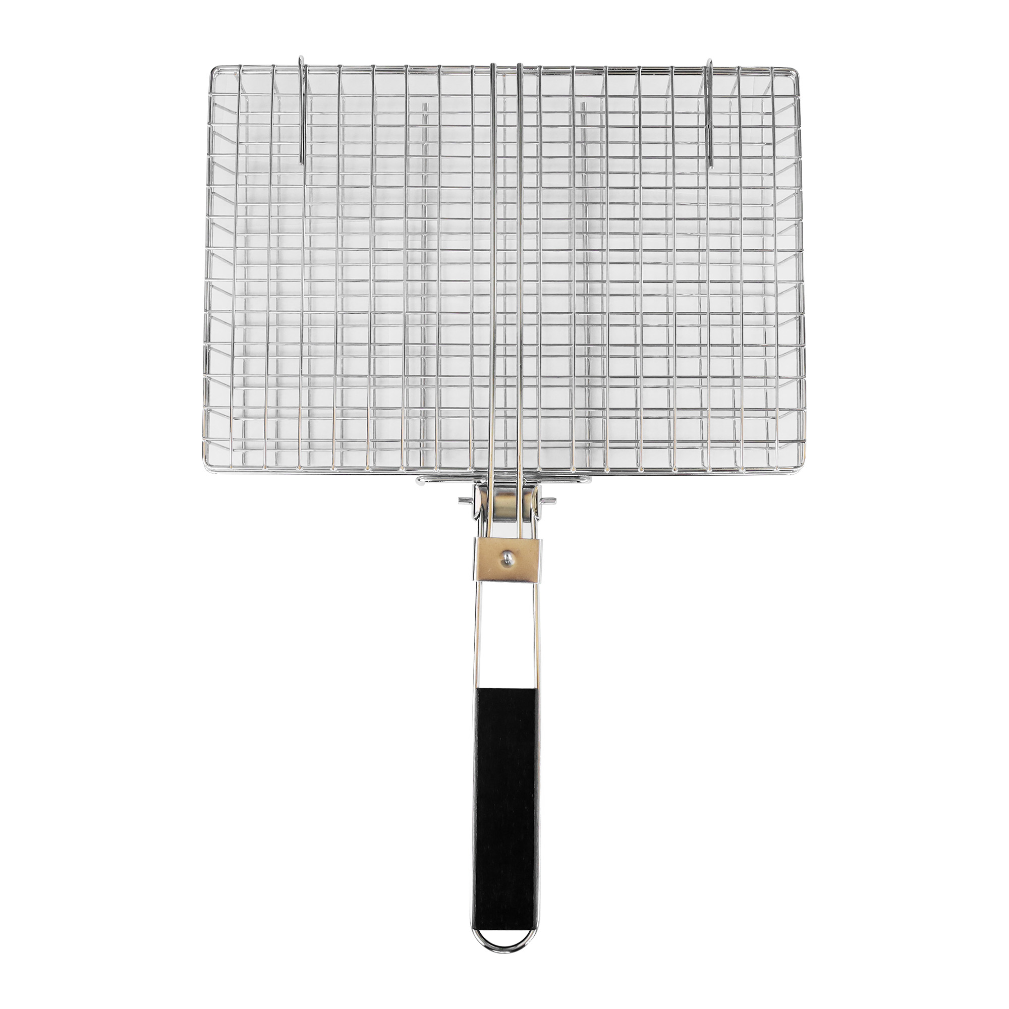 SEB Fish Grilling Basket Folding Portable Stainless Steel BBQ Grill Basket BBQ Accessories