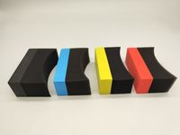 Tire varnish sponge brush ( arc type)