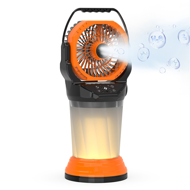 Misting Fan for Outside 15000mAh Rechargeable Mister Fan with Remote & RGB Lights Cooling Mister Fan