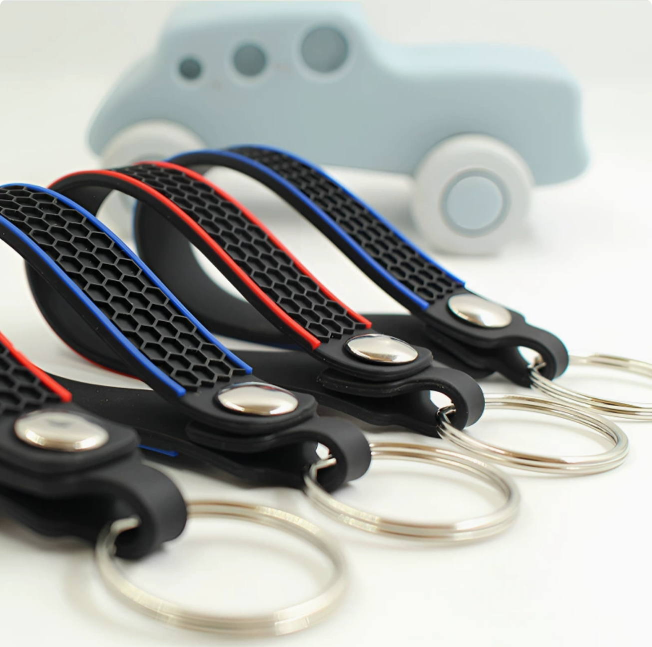 Silicone Car Key Wrist Strap for Custom Promotional Key Accessories