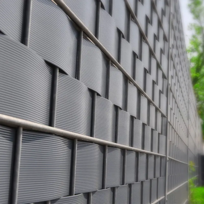Hard PVC Classic Line Garden Privacy Fence Strip