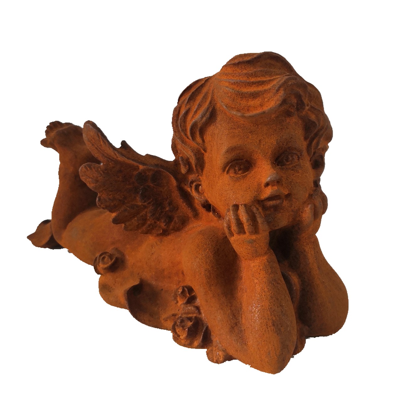 European-style squatting angel and flower fairy series