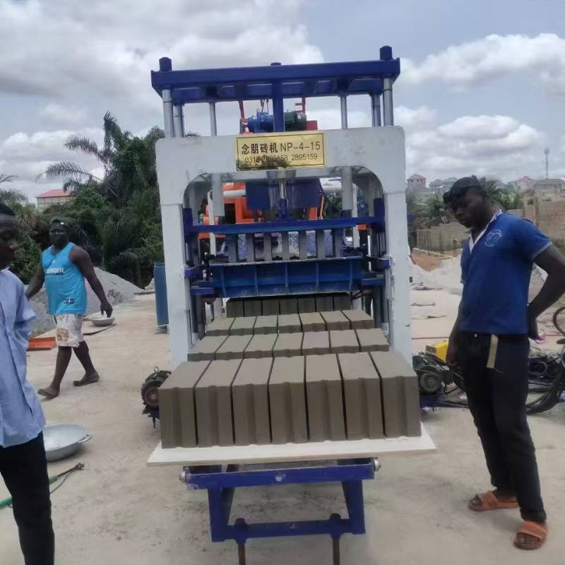 NP QT4-15B Multi-functional fully-automatic block making machine