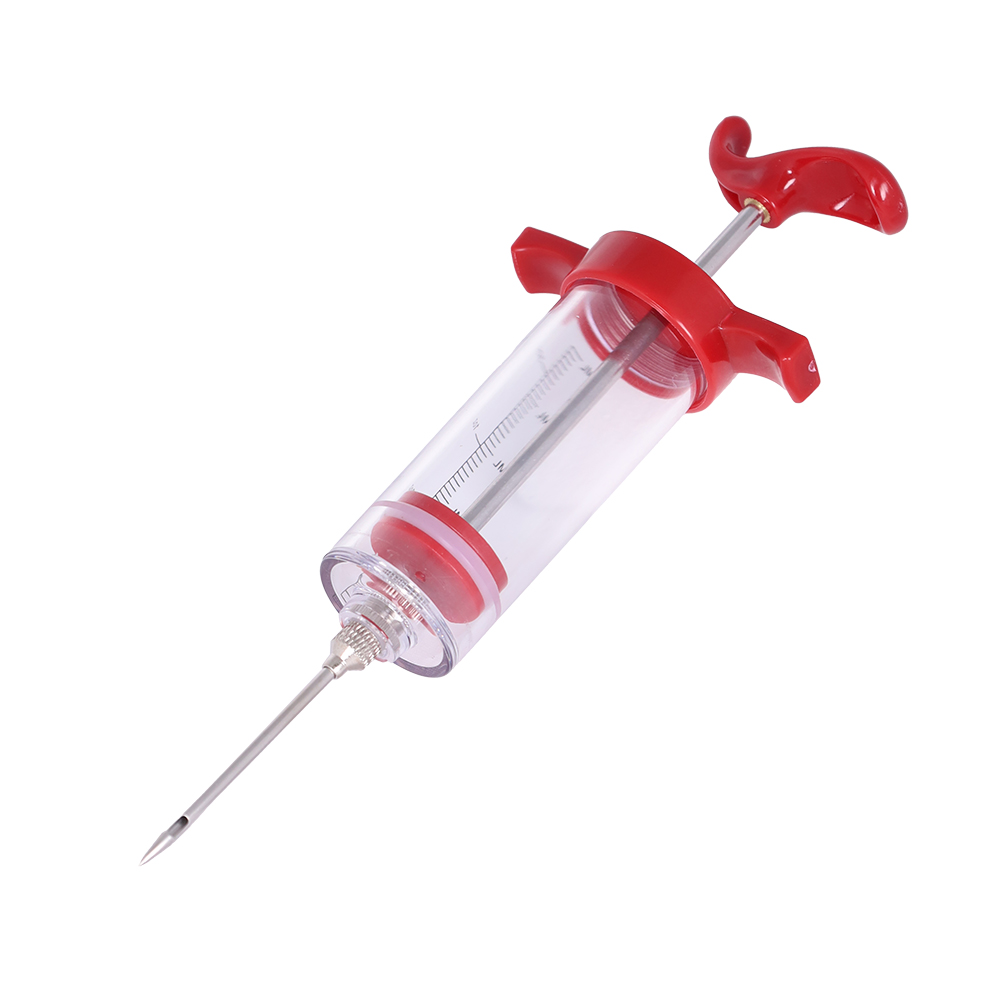 Stainless Steel Food Marinade Injector, Portable Meat Injector for BBQ, Turkey, Brisket