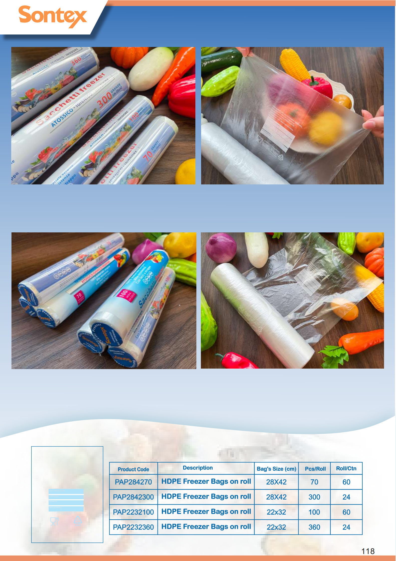 LDPE Freezer bag