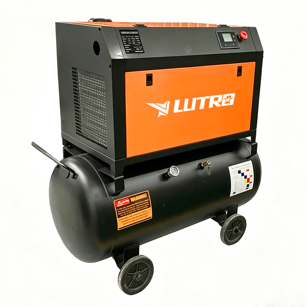 Shinely Single Phase 220V Rotary Screw Air Compressor 4KW 5.5HP 10bar Integrated Unit