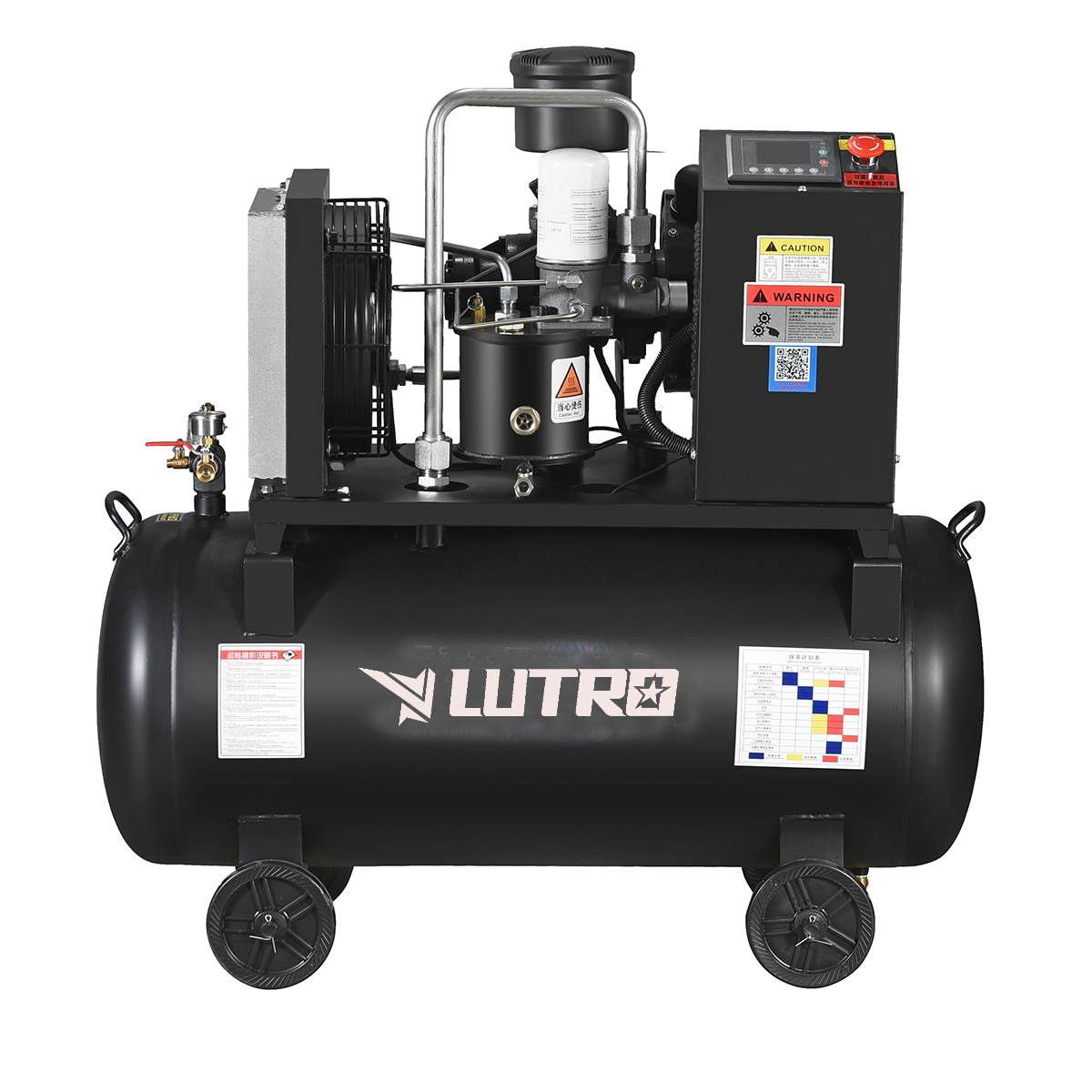 Shinely Industrial IP55 PM VSD Screw Air Compressor 7.5KW 10bar All-in-one Unit Air Compressor