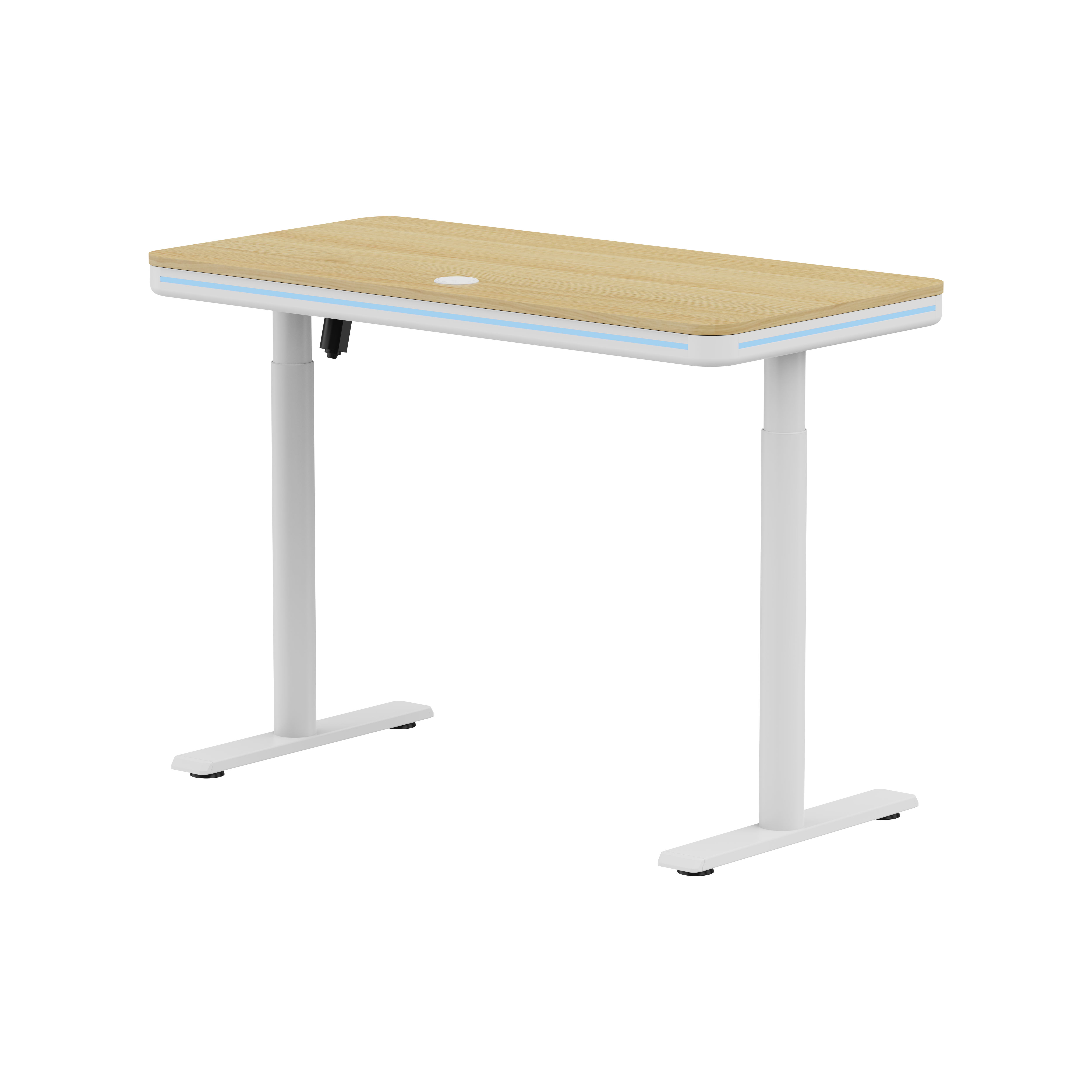 Trendsetting Single-Motor Sit-Stand Desk with RGB Lighting