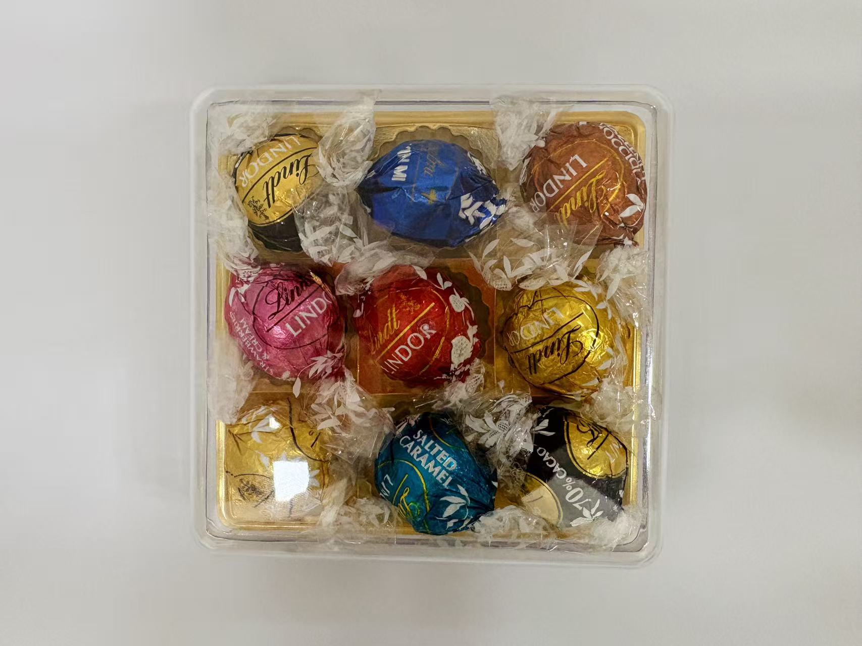 9 pcs golden diamond chocolate