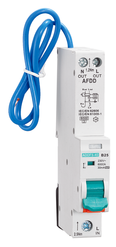 ADDF5-40 6A~40A AFDD+RCBO 1P+N High Performance Product AC230/240v 50Hz