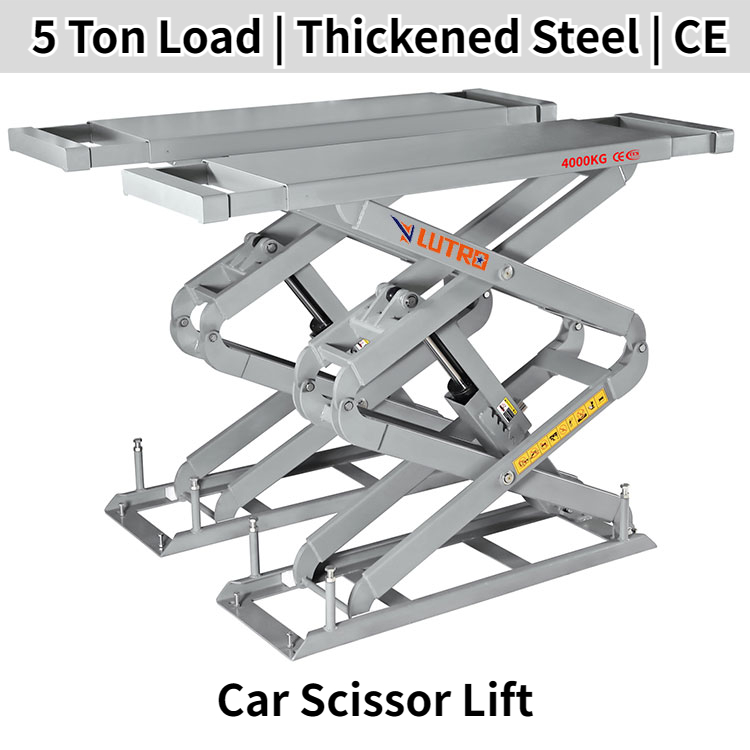 Shinely Scissor Car Lift for Automotive Repair Equipment with Safety and Stability
