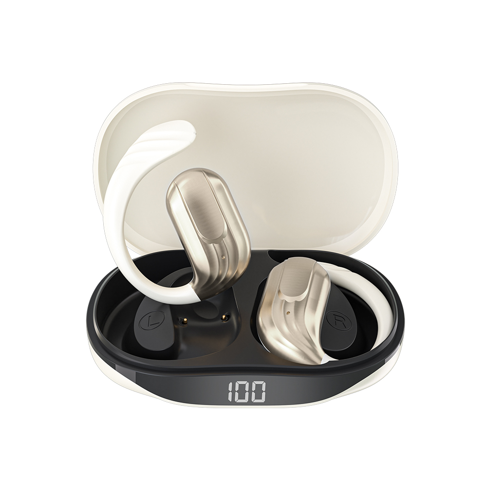 OWS open ear wireless Earphones Led Digital Display Long Endurance Sports Headsets