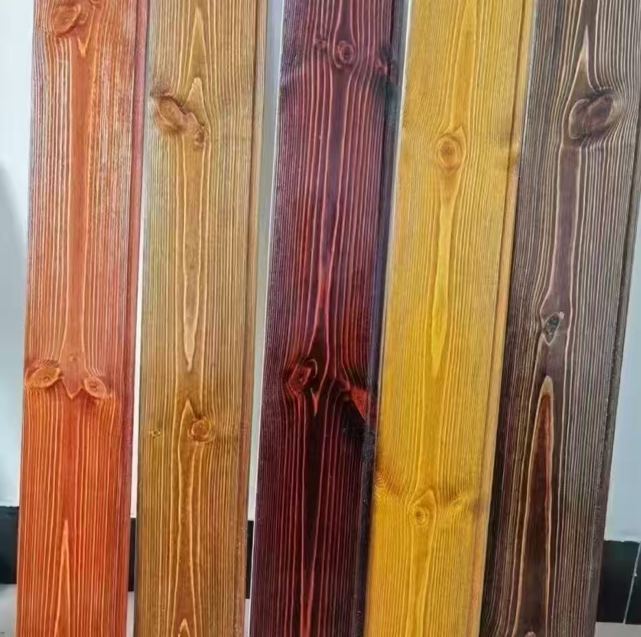 Pinus sylvestris colored textured wall panel