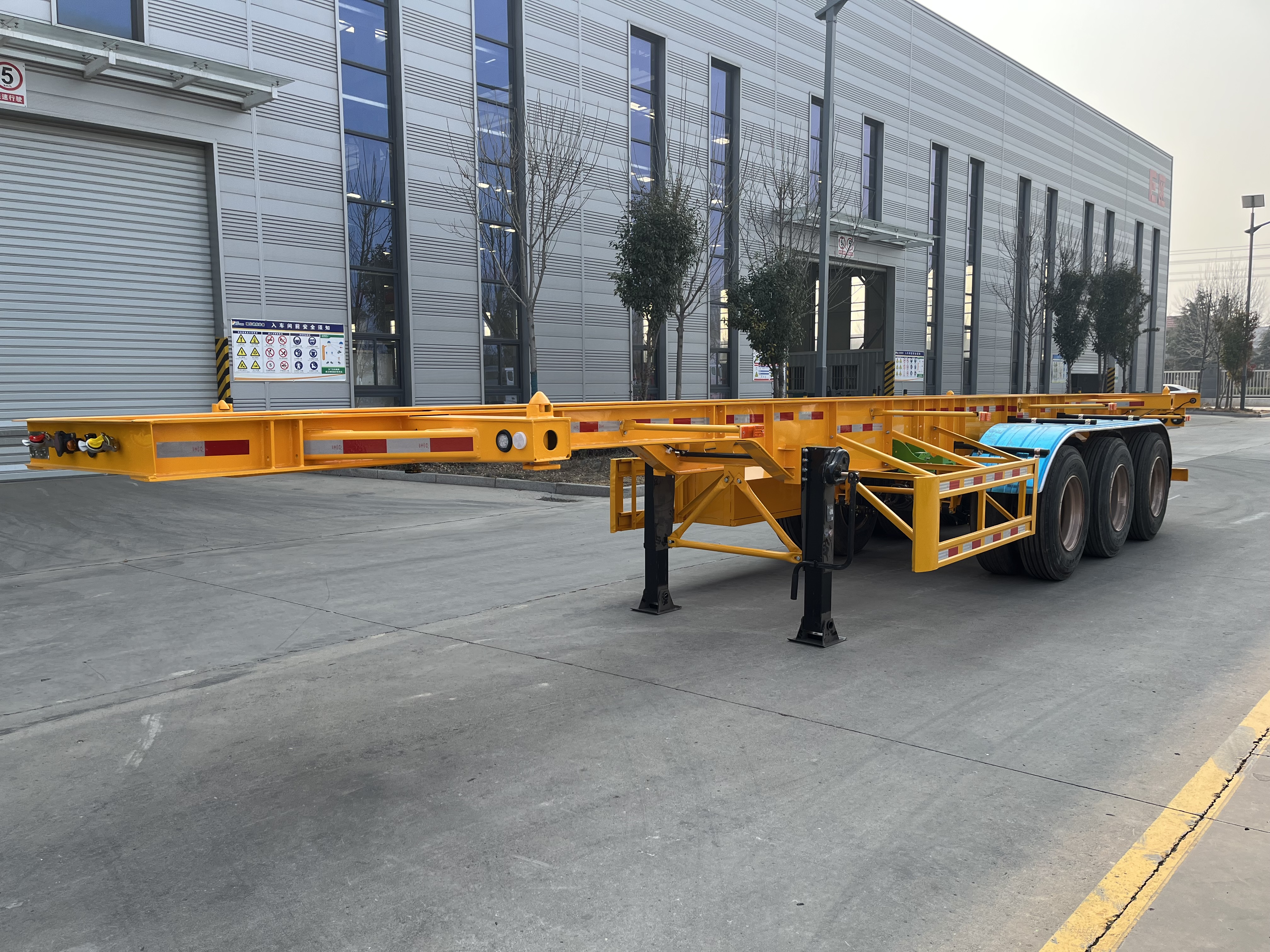 Skeletal Semi Trailer