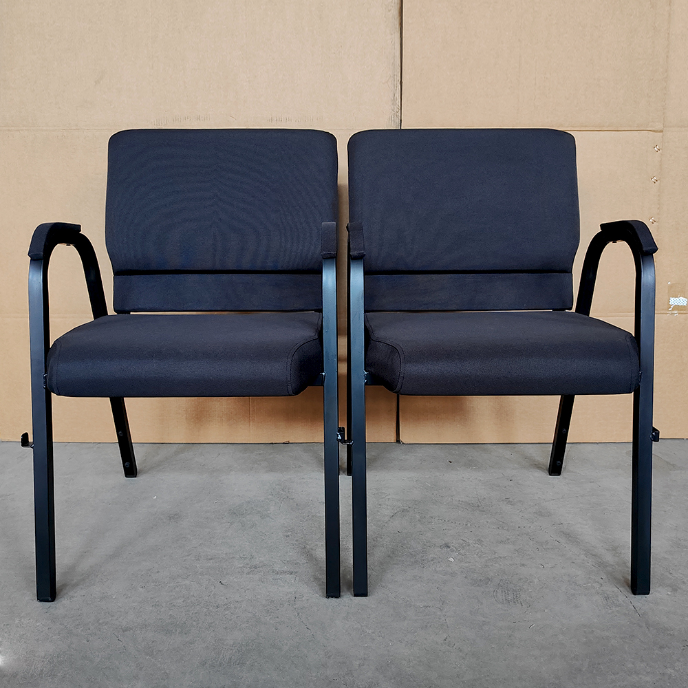 High Quality Stackable Church Chair With Fireproof Materials Capacity 120Kg Sanctuary Seating