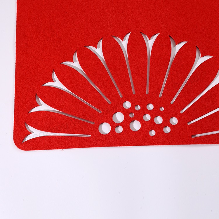 Felt place mat Lazer place mat Color nonwoven mats