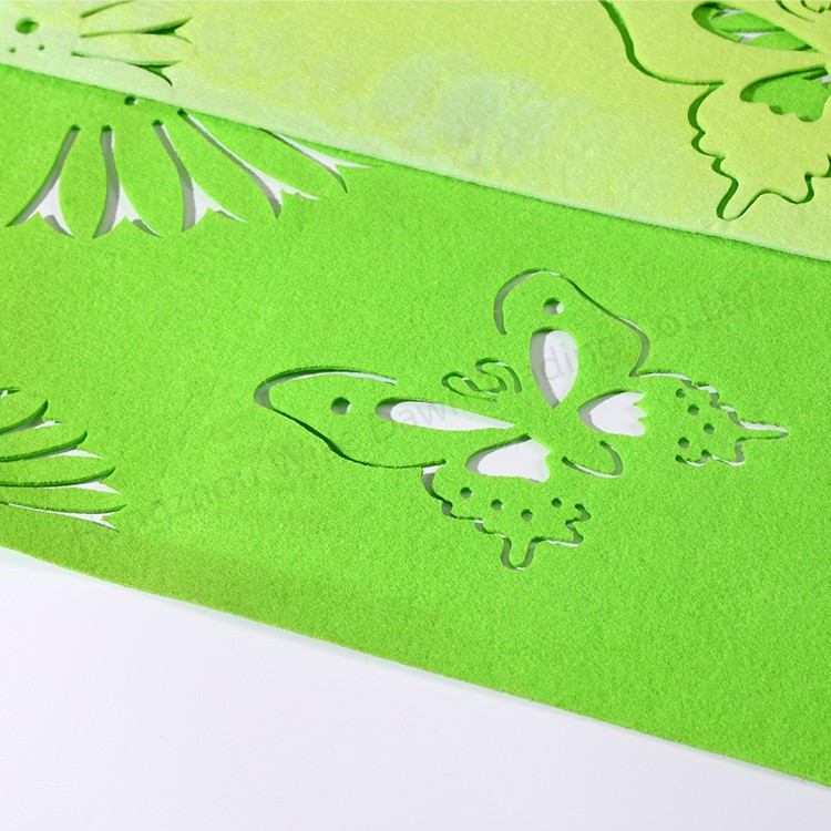 Nonwoven fabric place mat coasters with laser mats