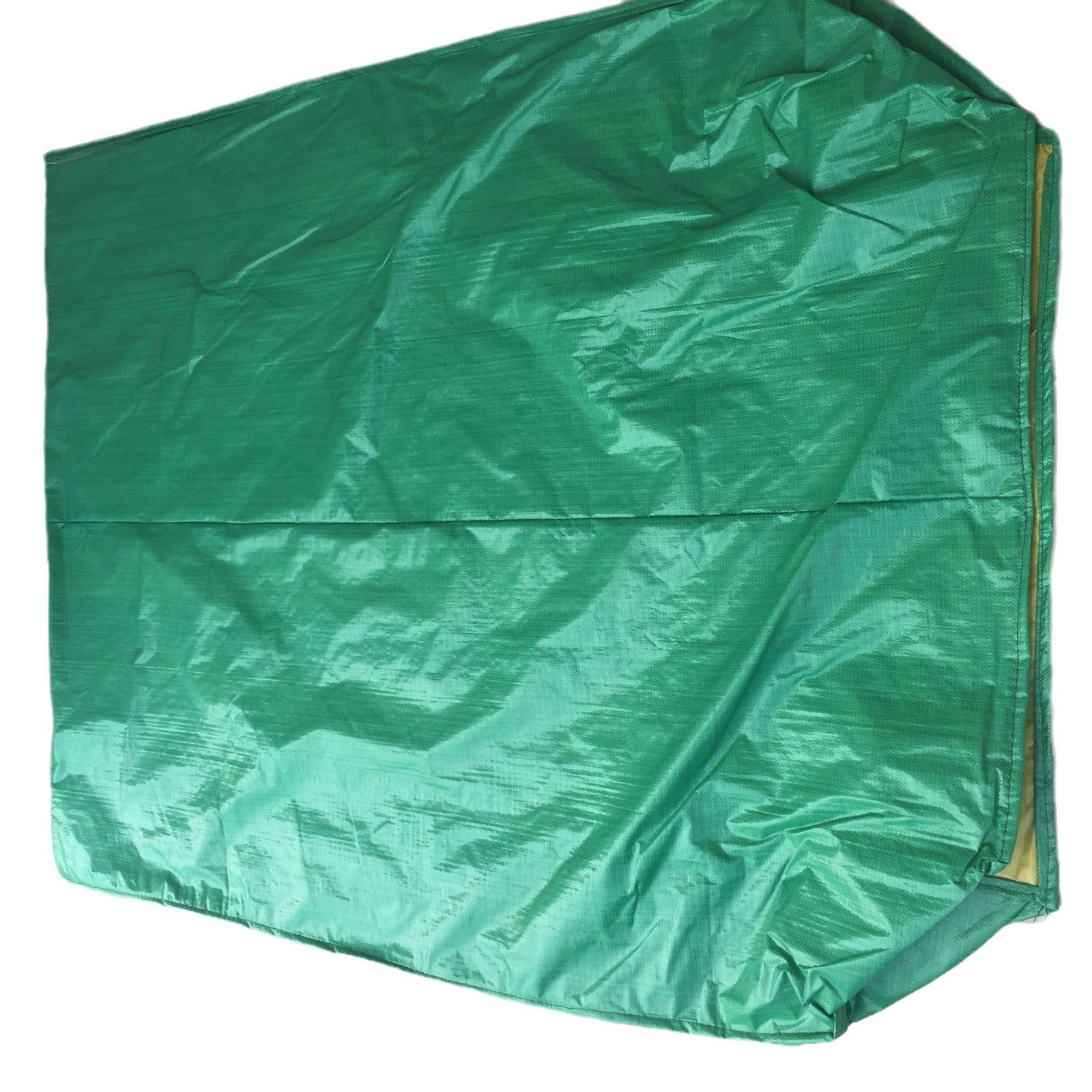 Green PP Woven Logistics Bag (Thickened, Waterproof, Square Bottom)