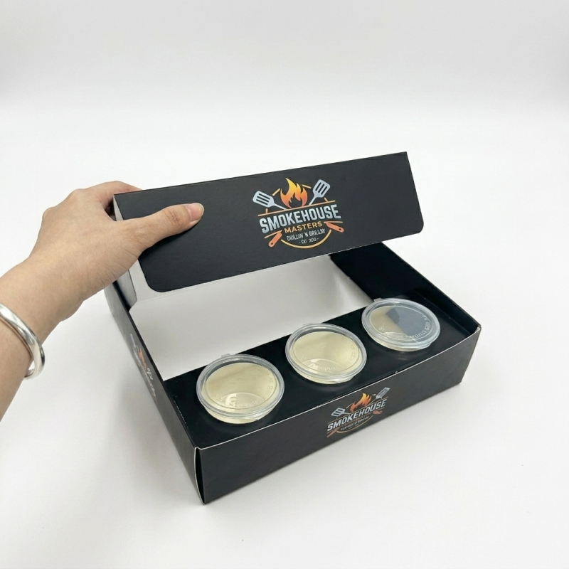 Custom French Fries Shawarma Doner Kebab Box With Sauce Dip Cup Divider Fast Food to Go Boxes