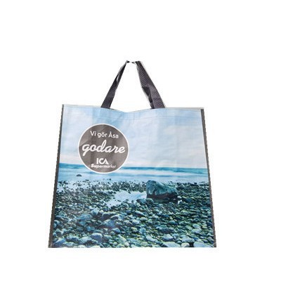 Factory Wholesale Custom Logo Laminated Woven Tote