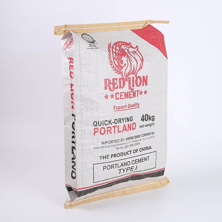 50kg plastic woven packaging bag, lime putty powder bag burlap bag paper-plastic composite valve bag