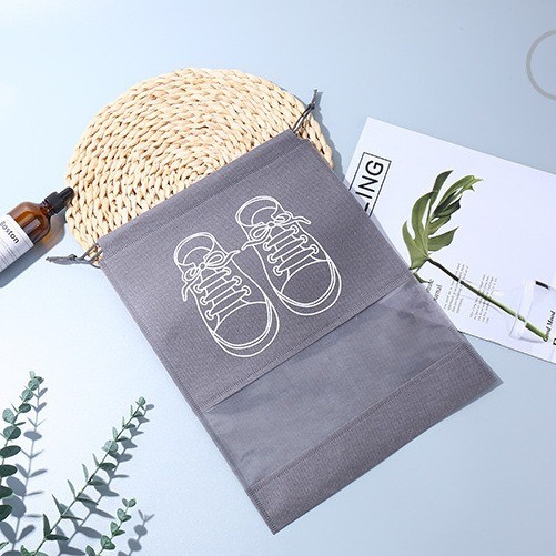 Non-Woven Drawstring Shoe Bag – Travel Dustproof Storage Pouch for Seasonal Organization