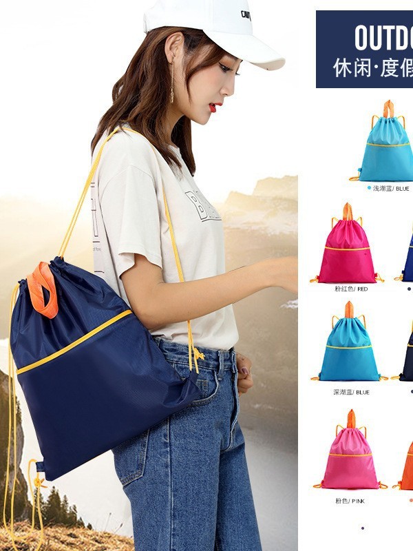 In-Stock Polyester Backpack Cycling and Hiking Bag, Men's and Women's Travel Bag Storage Bag,