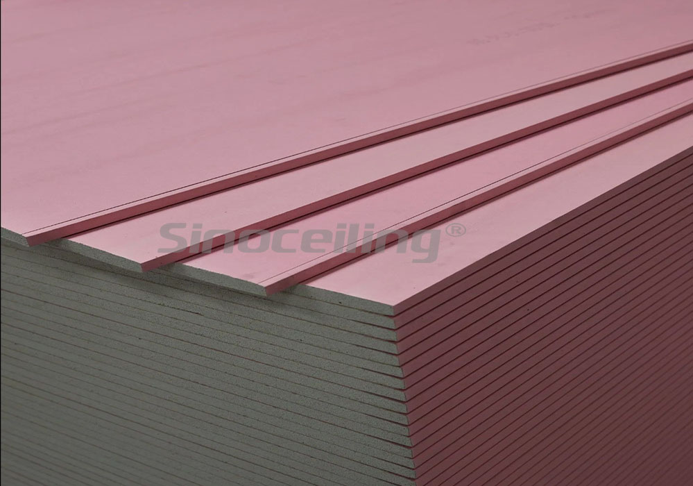 Fireproof paper gypsum board, placa de yeso para drywall