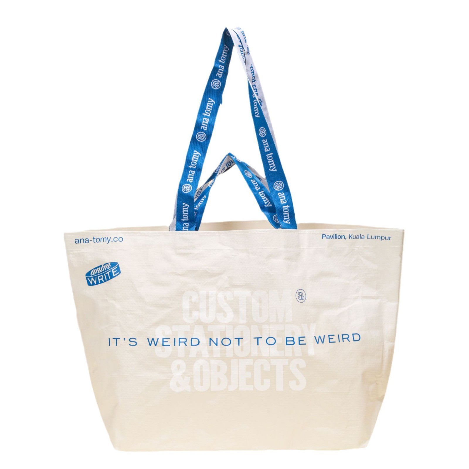 Ready Stock: Eco-Friendly Laminated PP Woven Totes with Custom Logo for Clothing Stores