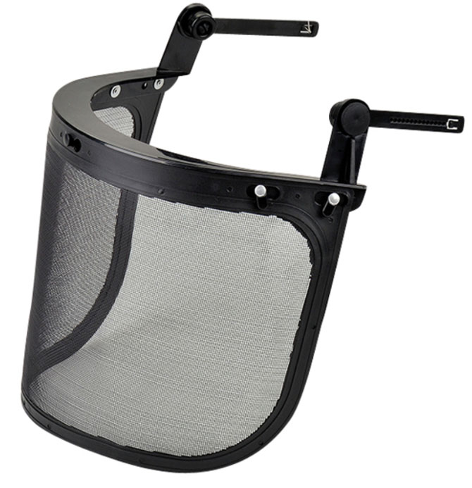 Steel mesh visor